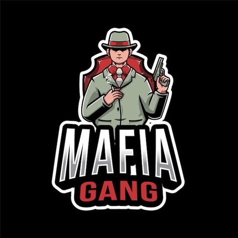 Gang Photos, Gang Pictures, Gang Logo, Mafia Wallpaper, Mafia Families, Party Logo, Community Logo, Car Wrap Design, Vector Character