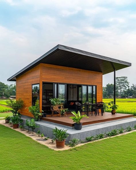 Small House Design Philippines, Small House Blueprints, Bedroom Wall Decor Ideas, Summer House Garden, Cottage Style House Plans, Modern House Facades, House Arch Design, House Construction Plan, Small House Design Plans