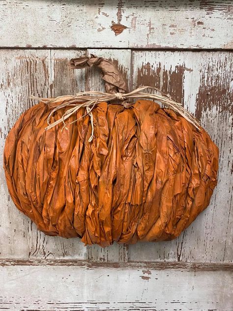 Dollar Tree Pumpkin Wreath, Pumpkin Wreath Diy, The Shabby Tree, Fall Pumpkin Crafts, Pumpkin Uses, Dollar Tree Pumpkins, Fall Decor Diy Crafts, Fall Decor Dollar Tree, Dollar Tree Halloween