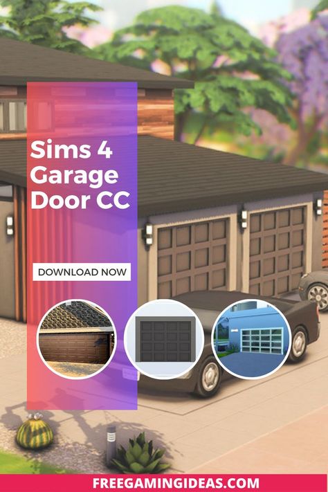 sims 4 garage door Sims 4 Garage Door Cc, Sims 4 Garage, Sims 4 Cheats, Sims 4 Tsr, Sims 4 House Plans, Sims 4 Mm Cc, Sims 4 Game Mods, Sims 4 Body Mods, Sims 4 Mm