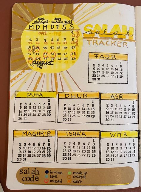 Monthly Salah Tracker, Salah Journal, Islam Journal Ideas, Ramdan Idea, Islamic Bullet Journal, Ramadan Drawings, Namaz Tracker, Islamic Journal Ideas, Islam Journaling