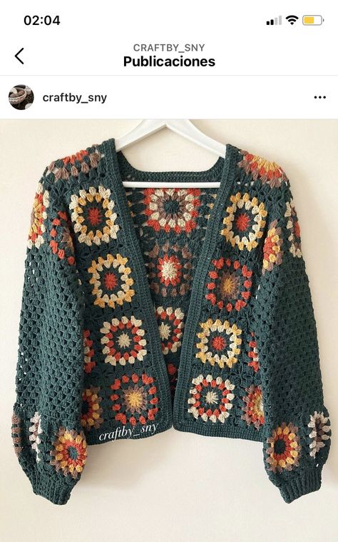 Croshia Jacket Design, Hex Granny Square Cardigan, Crochet Sweater Layout, Granny Square Shawl, Crochet Granny Square Cardigan, Crochet Cardigan Tutorial, Crochet Jacket Pattern, Granny Square Cardigan, Crochet Cardigan Pattern Free