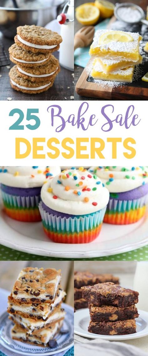 25 Bake Sale Desserts That Will Sell Out Fast! – Parade Good Things To Sell At A Bake Sale, Football Bake Sale Treats, Baked Goods That Sell Well, Desserts For Fundraisers, Bake Sell Treats, What To Sell At A Bake Sale, Baked Items To Sell, Baked Goods For Teachers, Things To Sell At A Bake Sale