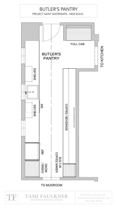 Butler Pantry Layout Floor Plans, Kitchen Floor Plan With Butlers Pantry, Kitchen Plans With Butlers Pantry, Mud Room Size Floor Plans, No Hallway Floor Plan, Butler Kitchen Layout, Butler Pantry House Plans, Kitchen With Scullery Layout Floor Plans, Large Pantry Floor Plan