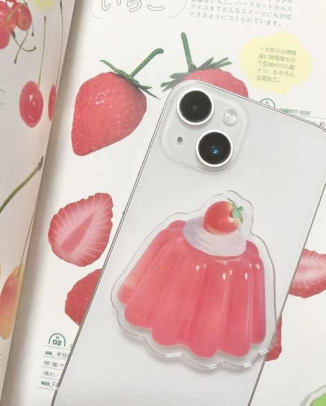 Strawberry Pop, Pop Socket, Strawberry Shortcake, Jelly, Phone Cases