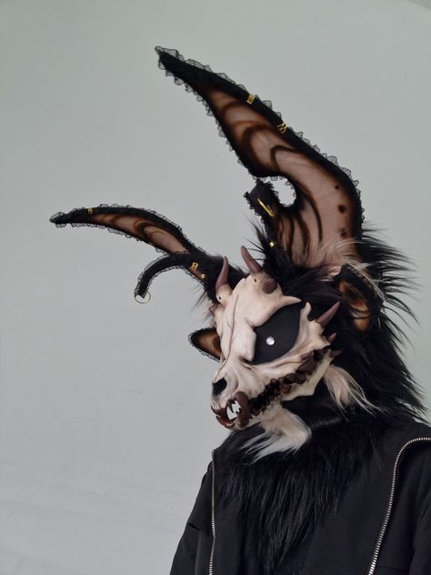 Skull Crow Fursuit, Creepy Fursuits, Demon Fursuit, Emo Fursuit, Crow Fursuit, Scary Fursuit, Horror Fursuit, Skulldogs Fursuit, Moth Fursuit