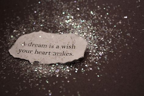 A Dream Is A Wish Your Heart Makes | Flickr - Photo Sharing! Piece Of Paper, Disney Quotes, Disney Magic, Cute Quotes, The Words, Great Quotes, Beautiful Words, Dream Big, A Dream