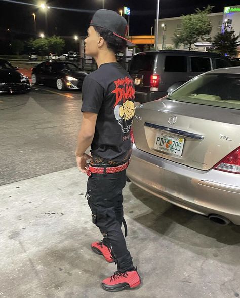 Retro 12 Jordans Outfit, Jordan 12 Outfit Men, Nike Shoes Photo, Swag Boys, Light Skin Men, Jordan Retro 12, Jordan Outfit, Drip Outfit Men, Swag Outfits Men