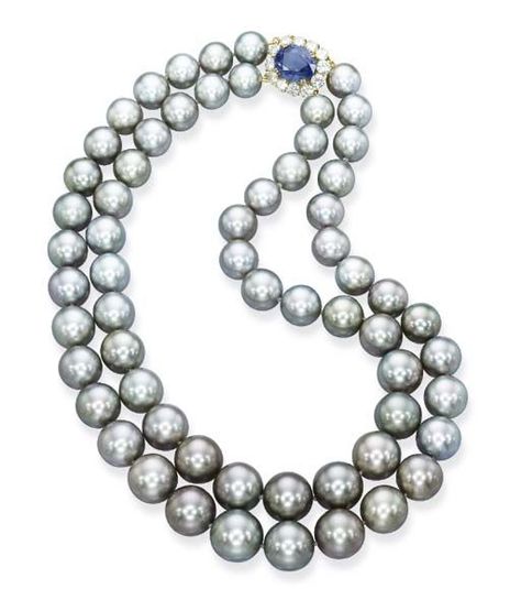 South Sea Pearl Necklace, Gray Jewelry, Pearl Jewels, Cultured Pearl Necklace, Pearl Necklaces, Real Pearls, South Sea Pearls, Diamond Cluster, High Jewelry