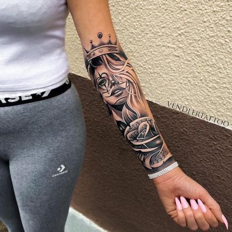 Half Sleeve Tattoos Forearm, Arm Sleeve Tattoos For Women, Feminine Tattoo Sleeves, Hand Tattoos For Girls, Girl Arm Tattoos, Girls With Sleeve Tattoos, Forarm Tattoos, Tattoos For Women Half Sleeve, Forearm Sleeve Tattoos