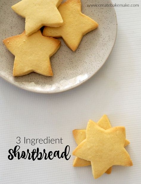 Easy 3 Ingredient Shortbread Recipe. Perfect for Christmas Baking, Freezer Friendly and Thermomix instructions also included. Easy Christmas Biscuits, Thermomix Christmas Recipes, Easy Christmas Bakes, 3 Ingredient Shortbread, Easy Shortbread Recipe, Easy Baking Ideas, Baking Recipes Easy, Shortbread Recipe Easy, Easy Bakes