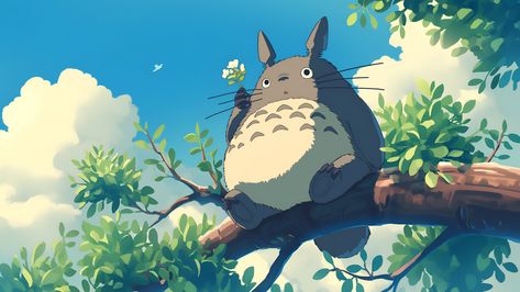 Studio Ghibli Long Widget, Totoro Macbook Wallpaper, Studio Ghibli Background Ipad, Animal Ipad Wallpaper, Studio Ghibli Desktop Wallpaper Hd 1080p, Ide Scrapbook, Studio Ghibli Background, Ipad Essentials, Laptop Wallpapers