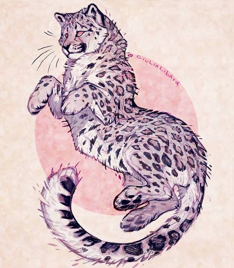 Snow leopard . Have a lot of time I wanted to draw one . #snowleopard #leopard Cute Snow Leopard, Snow Leopard Drawing, Leopard Drawing, Tier Tattoo, Leopard Art, Big Cats Art, Mythical Creatures Art, Animal Sketches, Arte Animal