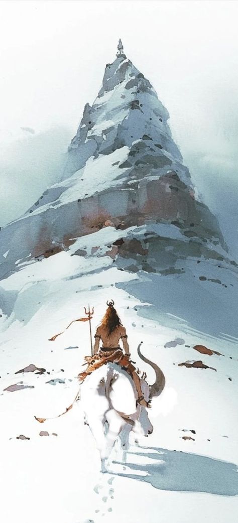 Shiv Ji Wallpapers Lord Shiva, Shiv Painting Lord Shiva, Natraj Lord Shiva Painting, Shiva Aesthetic Wallpaper, Shiva Watercolor, Lord Shiva Aesthetic, Mahadev Painting, Shiv Wallpaper, Good Morning Posters