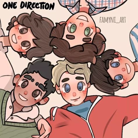 One Direction Fan Art, One Direction Cartoons, One Direction Drawings, One Direction Art, Marvel Headcanon, One Direction Louis, One Direction Photos, One Direction Harry, One Direction Videos