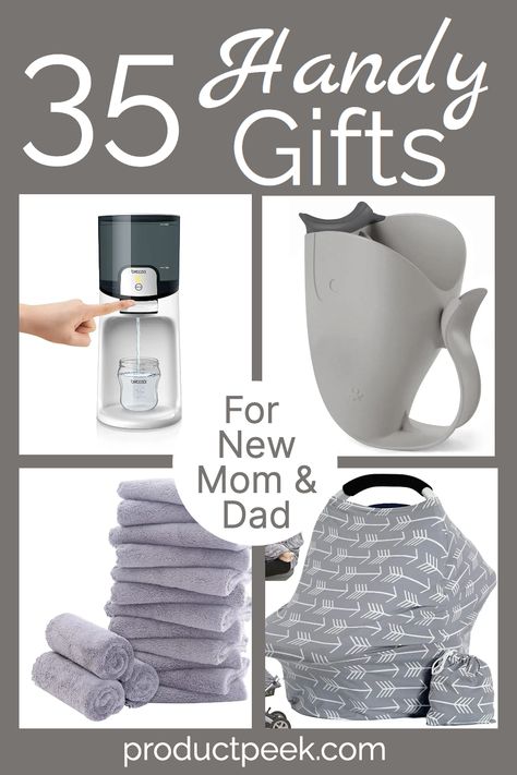 New parents have a lot on their plate, so finding thoughtful gifts that they'll appreciate can be a challenge. This list of 35 meaningful gifts for new mom and dad will help you find the perfect present to show your loved ones how much you care. From practical items like a diaper bag to sentimental gifts like a custom blanket, you're sure to find something that the new parents in your life will cherish. Gift Ideas For New Parents, Gifts For New Mom, Baby Gadgets, Breastfeeding Cover, Parenting Solutions, Baby Teething Toys, Baby Necessities, Custom Blanket, Baby Must Haves