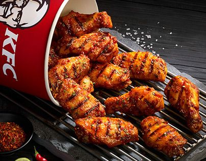 KFC Smoky Grilled Wings Kfc Photography, Kfc Grilled Chicken Recipe, Spicy Chicken Drumsticks, Wings Ideas, Wings Restaurant, Chicken Breast Crockpot Recipes, Spicy Grilled Chicken, Grilled Chicken Recipe, Food Reference