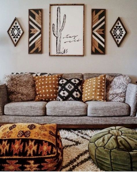 Bohemian Ideas, Boho Apartment Decor, Country Western Decor, Interior Boho, Decor Western, Decor Ikea, Dekor Diy, Boho Living Room Decor, Bohemian House