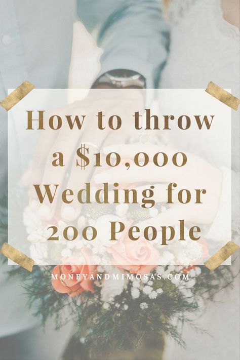 Planning a wedding is no easy feat. It often takes months and even years to prepare and plan everything for your special day. Some of the stress that comes with planning a wedding involves tough decisions you have to make, like who is invited and where to celebrate. Save Money Wedding, Wedding Ideas On A Budget, Idea Wedding, Inexpensive Wedding, Wedding Budget, Wedding Planning Guide, Flowers Decor, Future Wedding Plans, Decorations Wedding