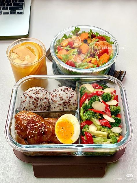 Lunchbox Aesthetic, Healthy Lunch Snacks, Healthy Food Menu, Healthy Lunch Meal Prep, Bento Recipes, Healthy Food Motivation, Healthy Lifestyle Food, Lunch Recipes Healthy, Lunch Meal Prep