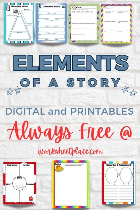 Setting Graphic Organizer, Story Elements Activities 3rd Grade, Story Graphic Organizer, Plot Graphic Organizer, Brainstorming Graphic Organizer, Character Plot, Elements Of A Story, Story Elements Graphic Organizer, Story Elements Worksheet