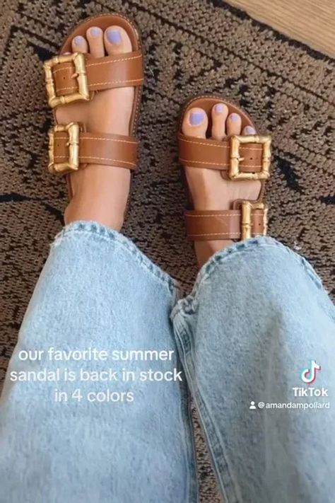 Obsessed with these sandals for summer outfits! They come in 4 colors and go perfectly with easy everyday outfits. Tap to shop! Easy Everyday Outfits, Beach Vibes Outfit, Vibes Outfit, Stylish Boots, Comfortable Sneakers, Tall Girl, Beach Vibes, Sandal Women, Shoe Game