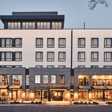 Cherry Creek Denver, Bedroom Ocean View, Small Apartment Building, Apartments Exterior, Hotel Exterior, Facade Architecture Design, Boston Hotels, Mexico Hotels, Mix Use Building