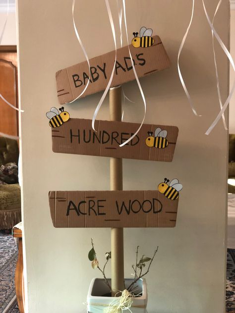 Pooh Bear Decorations, Homemade Winnie The Pooh Decorations, Vintage Winnie The Pooh Decor, Winnie The Pooh Party Ideas Decoration, Pooh Decorations, Winnie The Poo Decoration, Diy Winnie The Pooh Birthday Decorations, Diy Winnie The Pooh Decor, Winnie The Pooh Party Decor