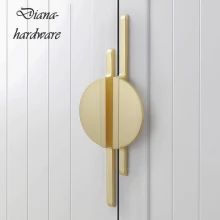 Light Luxury Wardrobe Door Handle Modern Cabinet Handle Golden Drawer Copper Wire Drawing Door Handle New Chinese Style|Cabinet Pulls| - AliExpress Minimalist Cabinet, Wardrobe Door Handles, Brass Cabinet Handles, Cabinets Bathroom, Kitchen Door Handles, Cabinet Door Handles, Cupboard Handles, Kitchen Cabinet Handles, Drinks Cabinet