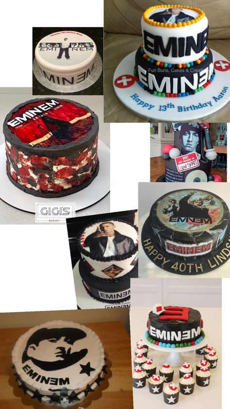 Eminem Cake, Eminem Birthday, Eminem Music, Eminem Wallpapers, Confirmation Cakes, Happy 13th Birthday, Dream Cake, Slim Shady, 13th Birthday