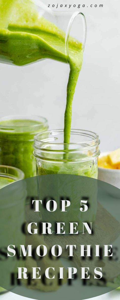 Discover the ultimate green smoothie recipes for weight loss and detox! These top 5 delicious and nutrient-packed smoothies are perfect for cleansing your body and shedding pounds quickly. Each recipe is crafted to boost your metabolism, improve digestion, and provide lasting energy. Start your journey to a healthier, slimmer you with these easy-to-make, refreshing green smoothies. Save this pin for daily detox inspiration! Good Green Smoothies, Healthy Green Drinks Recipes, Smoothie For Dinner, Metabolism Boosting Smoothies, Yogic Food, Green Smoothies Healthy, Green Goddess Smoothie Recipe, Green Smoothie Recipes Fat Burning, Green Smoothie Recipes Healthy Glowing Skin