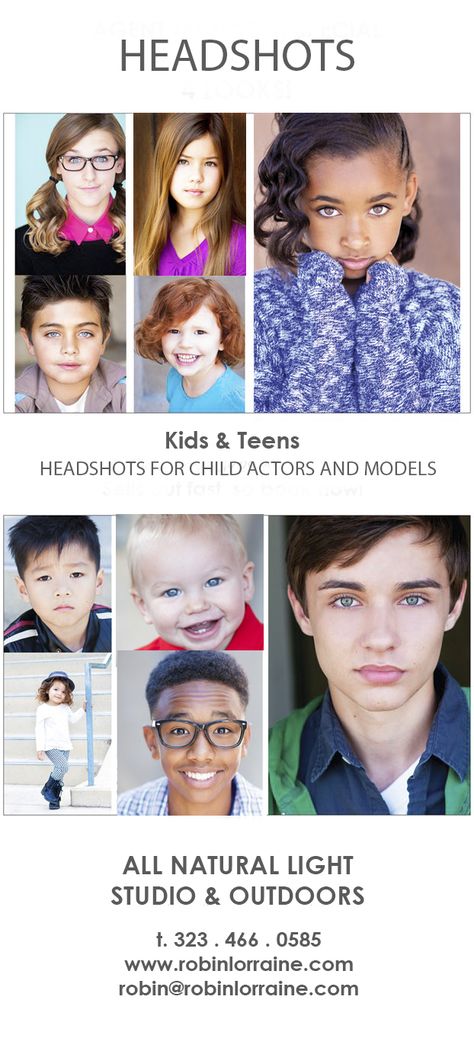 Actor headshots Headshots Ideas, Kids Headshots, Actors Headshots, Acting Headshots, Working With Kids, Model Headshots, Studio Headshots, Girl Actors, Headshot Photos