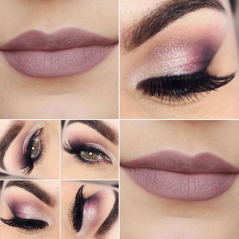 beautiful mauve makeup | via WordPress bit.ly/2PAPvCS | Flickr Purple Wedding Makeup, Mauve Makeup, Wedding Eyes, Wedding Eye Makeup, Purple Eye Makeup, Best Bridal Makeup, Wedding Day Makeup, Bridesmaid Hair Makeup, Matte Makeup