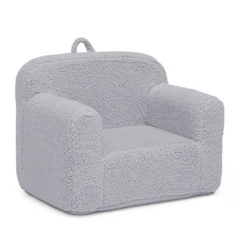 Delta Children® Cozee Sherpa Kids Chair | buybuy BABY Sherpa Chair, Foam Chair, Youth Furniture, Washable Slipcovers, Buybuy Baby, Delta Children, Seat Design, Chair Bed, Comfy Chairs