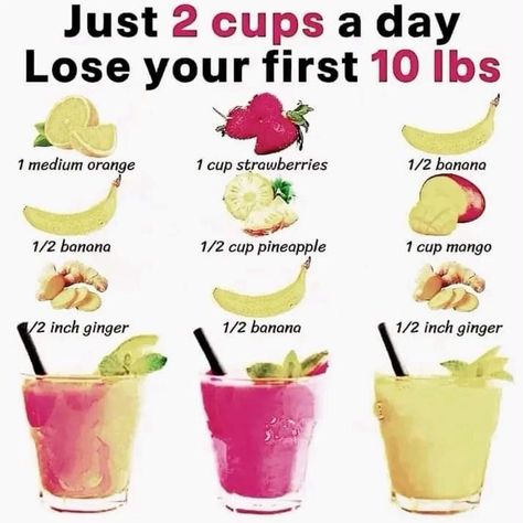 Healthy Juice Drinks, Fruit Smoothie Recipes Healthy, Easy Healthy Smoothies, Smoothie Recipes Healthy Breakfast, Smoothie Drink Recipes, Healthy Drinks Smoothies, Fat Burning Smoothies, Healthy Juice Recipes, Makanan Diet