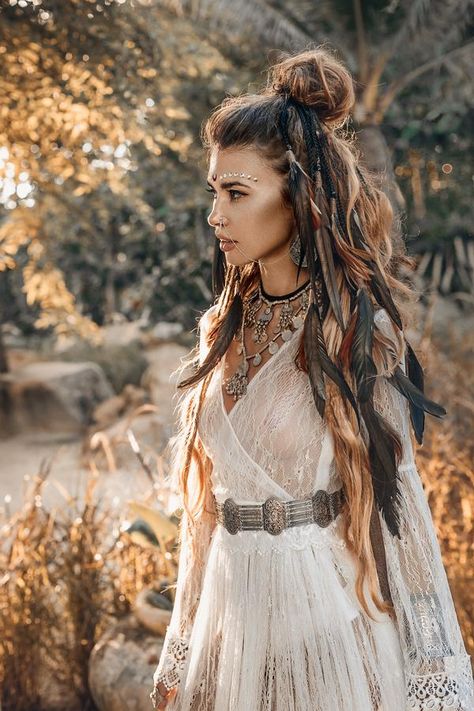 Bohemian braided hair