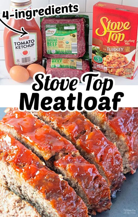 Meatloaf Stuffed With Stove Top Stuffing, Meatloaf With Stove Top Stuffing Muffins, Easy Meatloaf Recipe With Stove Top Stuffing Meat Loaf, Stovetop Dressing Meatloaf, Easy 2 Lb Meatloaf Recipe, Best Way To Get Veggies In, Meatloaf Made With Stuffing Mix, 4 Ingredient Meatloaf With Stuffing, Easy Stuffing Meatloaf