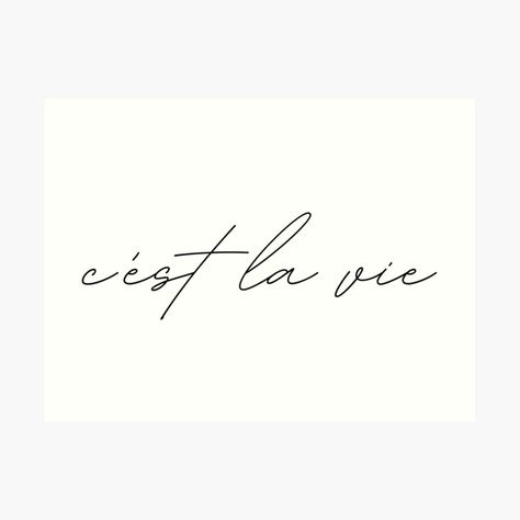 Ce Le Vie Tattoo, C’est La Vie Tattoo Ideas, Womens Minimalist Tattoos, Cest La Vie Tattoo Ribs, Vest La Vie Tattoo, Ce Est La Vie Tattoo, Cest La Vie Tattoo Fonts, C'est La Vie Tattoo Fonts, Cest La Vie Tattoo