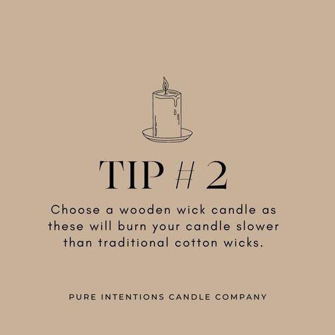 Keep your candles glowing safely this fall with a few simple tips! ✨Trim the wick to 1/4 inch before each burn to prevent soot and uneven burning. ✨Always let the wax melt to the edges on the first burn to avoid tunneling. ✨Never leave your candle unattended, and keep it away from drafts or flammable items. ✨Stay cozy and safe as you light up your space with our favorite fall scents! #CandleCare #FallSafety #CozyVibes #CandleCare #BurnBright #SafeBurning #CandleLovers #CozyCandles Candle Information, Candle Tips, Wooden Wick Candles, Cozy Candles, Candle Glow, Intention Candles, Candle Business, Fall Scents, Wooden Wick