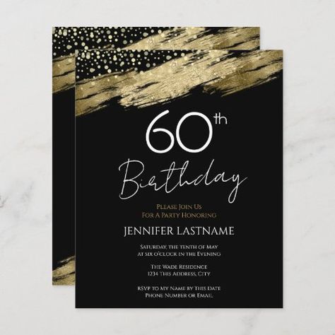 Birthday Party Budget, Party Budget, 92nd Birthday, 60th Birthday Party Invitations, 80th Birthday Invitations, Budget Party, 60th Birthday Invitations, 50th Birthday Invitations, Adult Birthday Invitations