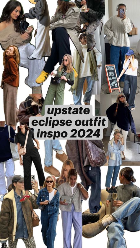 Outfits to wear for weekend upstate to watch the eclipse in upstate by Outfits To Wear, The Eclipse, Travel Outfit, Fashion Inspo, Outfit Inspo, How To Wear