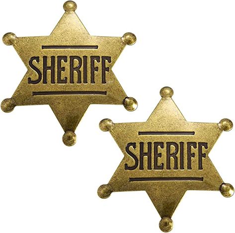 Western Sheriff, Cowboy Party Decorations, School Carnival, Sheriff Badge, Party Favors For Adults, Carnival Prizes, Star Badge, Sheriff Deputy, Cowboy Party