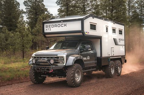 Krug Expedition Introduces Bedrock XT2 Expedition Truck to US Market at Overland Expo West - Expedition Portal Expedition Truck Interior, American Expedition Vehicles, Expedition Overland, Hydronic Heating Systems, Expo West, Truck Flatbeds, Overland Trailer, American Trucks, Expedition Portal