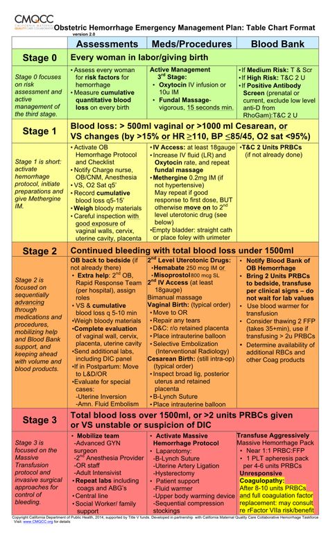 CEUfast.com - table_3_ob_hem_emergency_management_plan Post Partum Hemorrhage, Paramedic Notes, Obstetrics Nursing, Nurse Brain Sheet, Postpartum Hemorrhage, Nurse Brain, Newborn Nursing, Midwifery Student, Postpartum Nursing