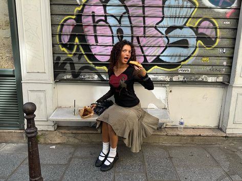 i really ate a baguette on a bench in paris Clothes Aesthetic, Life Magazine, Aesthetic Clothes, Dream Closet, Cool Girl, Bench, Magazine, Paris, Wardrobe