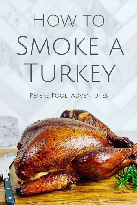 Turkey For Thanksgiving, Smoked Turkey Recipes, Smoked Turkey Breast, Traeger Recipes, Whole Turkey, Turkey Recipe, Smoker Recipes, Smoked Food Recipes, Pellet Grill