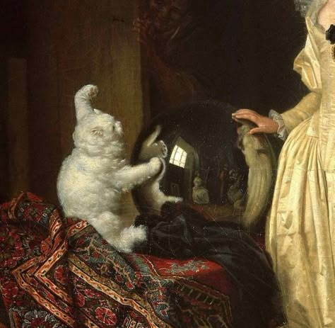 Cats In History, Cats In Art History Paintings, Old Oil Paintings, Angora Cat, Grasse France, Jean Honore Fragonard, Angora Cats, Rococo Art, Baroque Painting