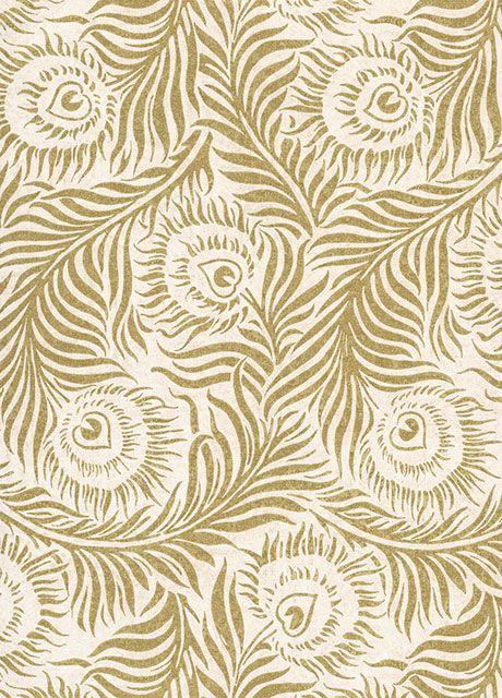 BOWMORE – Beauchamp Wallpapers Victorian Pattern, Clarence House, Peacock Pattern, Wallpaper Pattern, Gold Wallpaper, Pattern Play, Feather Design, Wallpaper Design, Peacock Feather