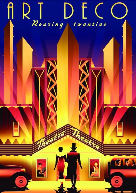 Art Deco Posters Illustrations, Art Deco Graphic Design, Art Deco Photography, Deco Cinema, Art Deco City, Arte Art Deco, Art Deco Design Graphics, Art Deco Graphics, Art Deco Artwork