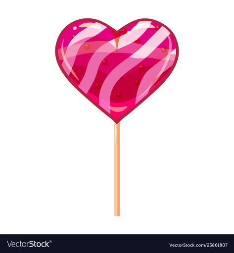 Candy Printables Free, Heart Lollipop Drawing, Headband Template, Dessert Icon, Anime Clipart, Heart Shaped Lollipops, Candy Clipart, Food Icon, Preschool Activities Toddler